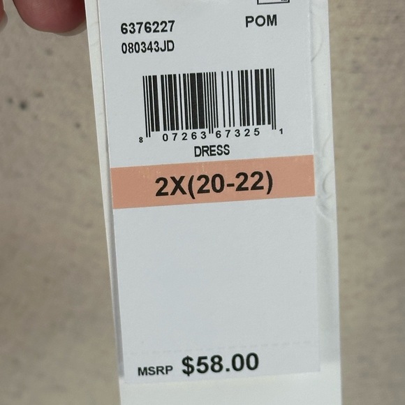 Becca Sleeveless Racerback Swimsuit Cover Up Dress - Pink - size 2X - Picture 8 of 10